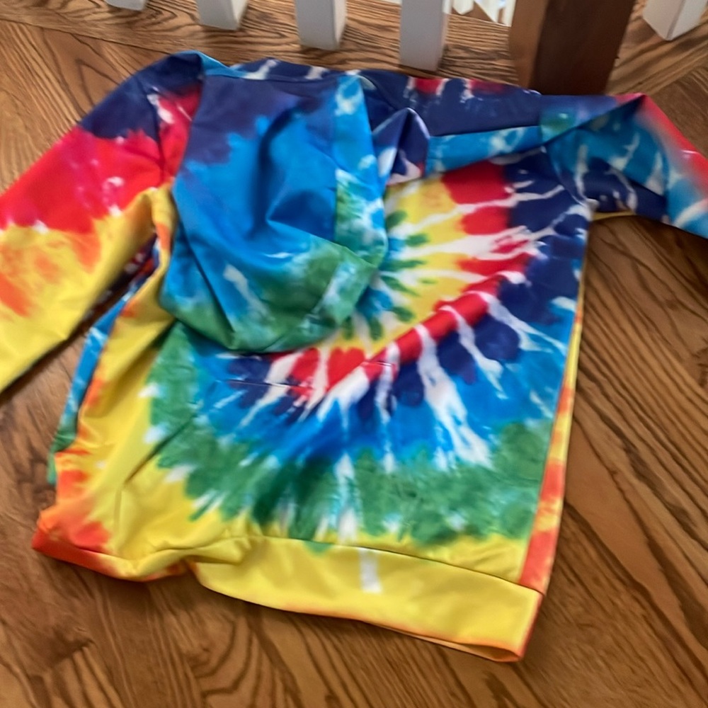 tye die hoodie